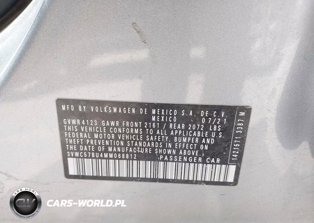 2021 Volkswagen Jetta 1.4T R-Line-1.4T Se-S VIN:3VWC57BU4MM068812 - 9