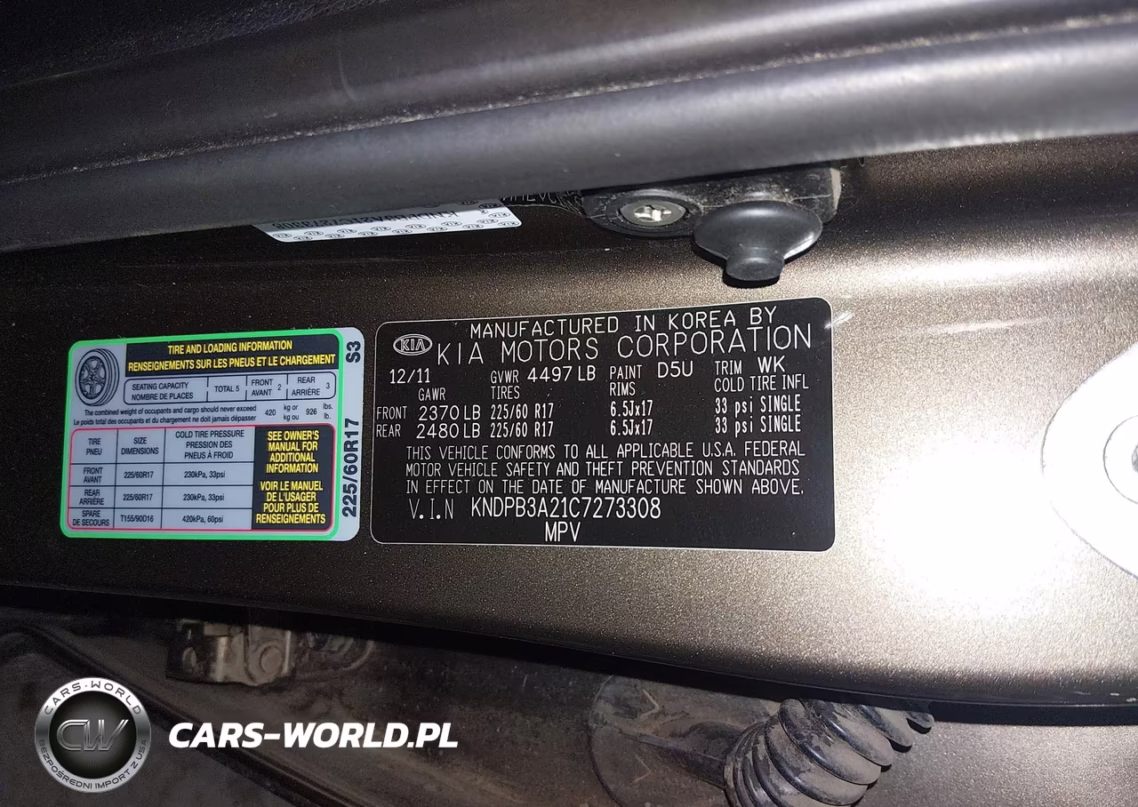 2012 Kia Sportage Lx VIN:KNDPB3A21C7273308 - 9
