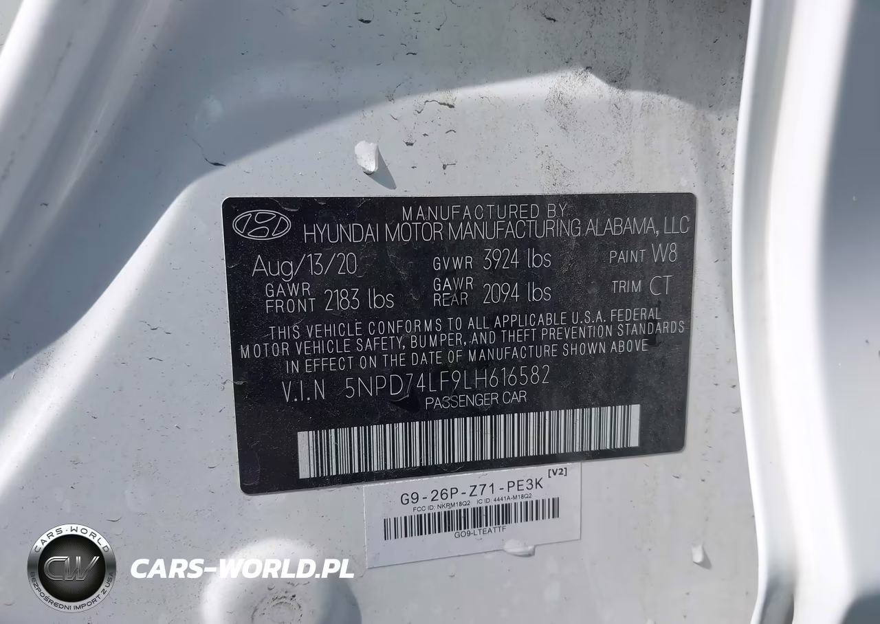 2020 Hyundai Elantra Se VIN:5NPD74LF9LH616582 - 9
