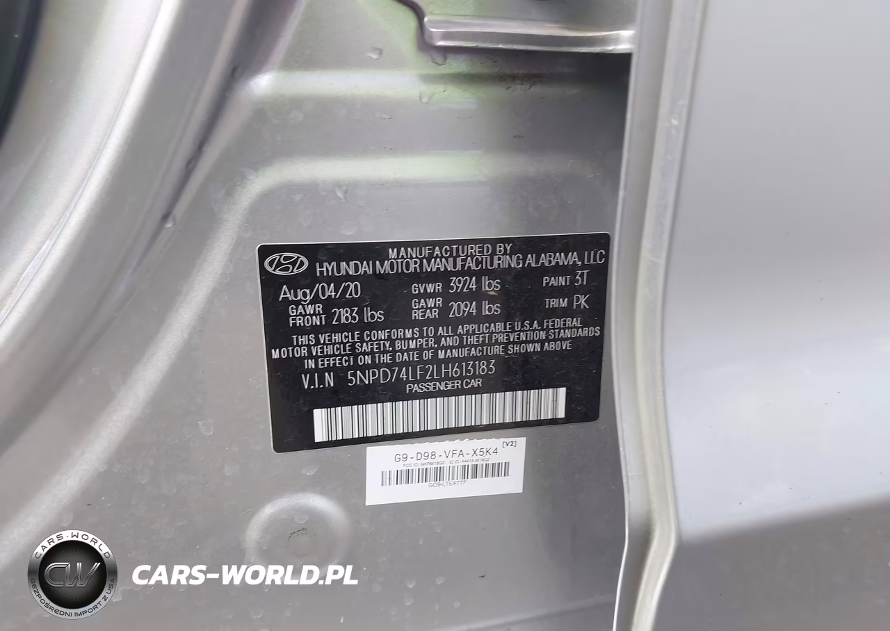2020 Hyundai Elantra Se VIN:5NPD74LF2LH613183 - 9