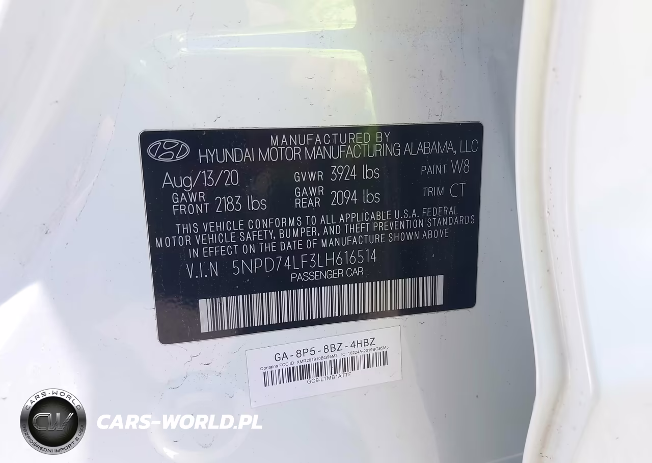 2020 Hyundai Elantra Se VIN:5NPD74LF3LH616514 - 9