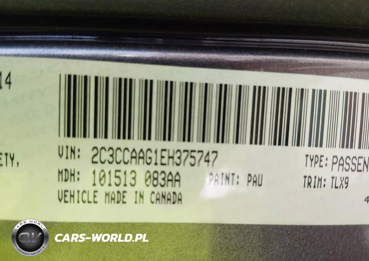 2014 Chrysler 300 VIN:2C3CCAAG1EH375747 - 9