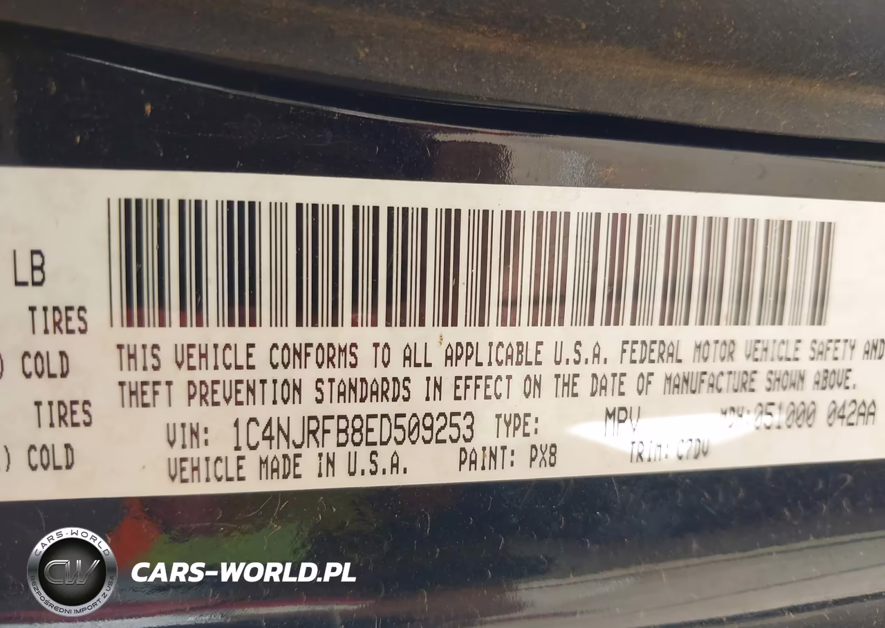 2014 Jeep Patriot Latitude VIN:1C4NJRFB8ED509253 - 9