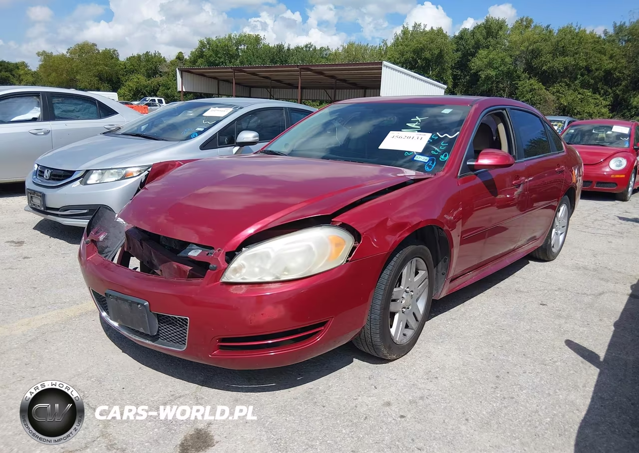 2013 Chevrolet Impala Lt VIN:2G1WG5E36D1258175 - 2