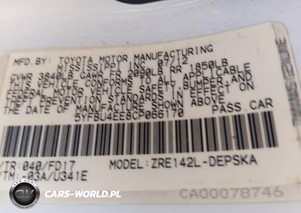 2012 Toyota Corolla S VIN:5YFBU4EE8CP066170 - 9