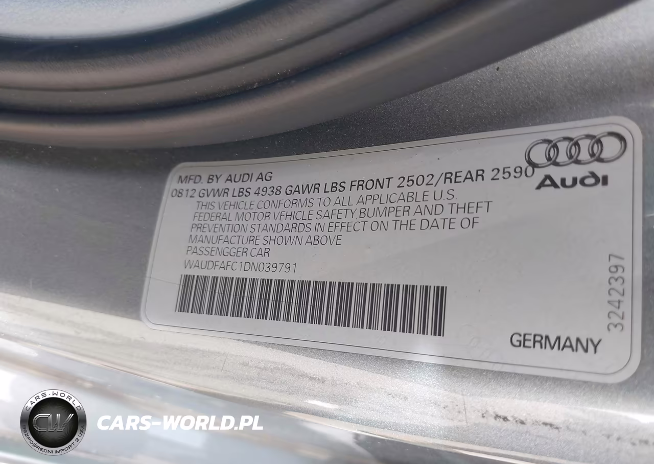 2013 Audi A6 2.0T Premium VIN:WAUDFAFC1DN039791 - 9