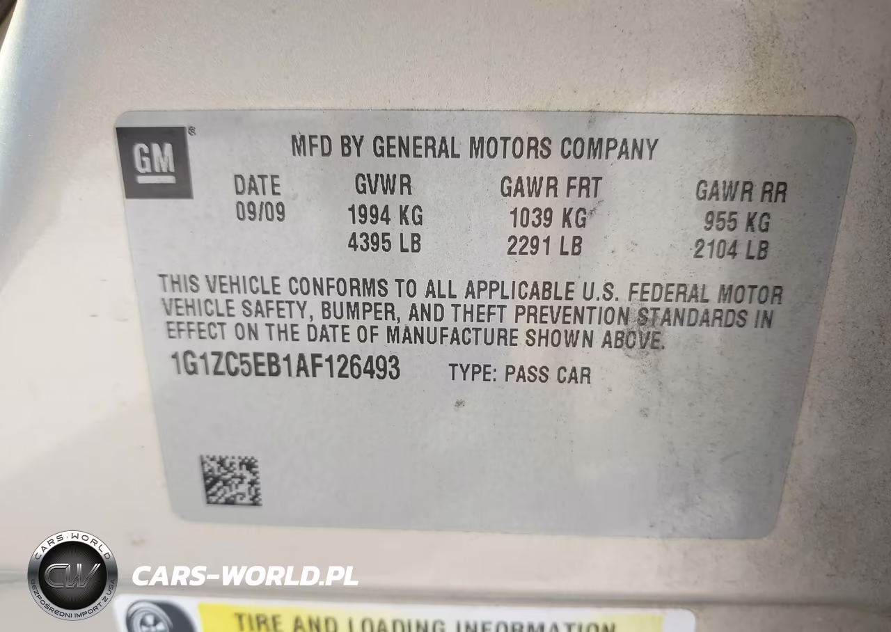 2010 Chevrolet Malibu Lt VIN:1G1ZC5EB1AF126493 - 9