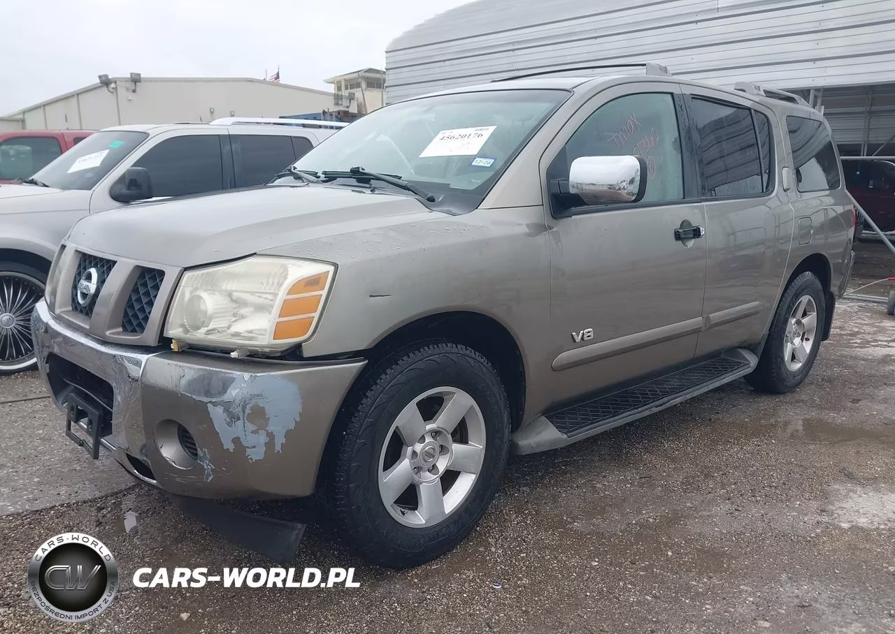 2007 Nissan Armada Se VIN:5N1BA08A57N721362 - 2
