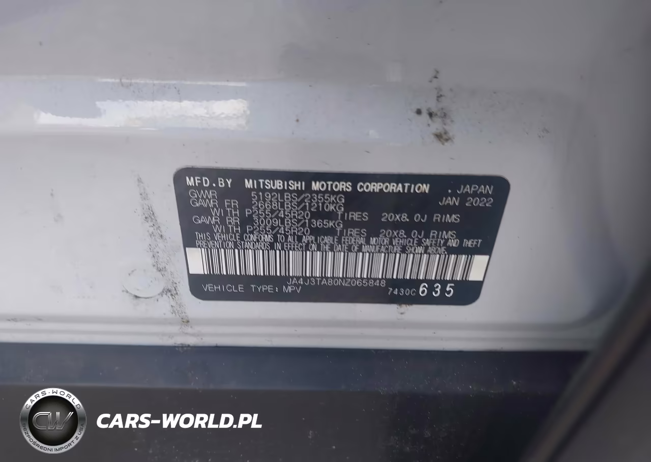 2022 Mitsubishi Outlander Es 2.5 2Wd VIN:JA4J3TA80NZ065848 - 9