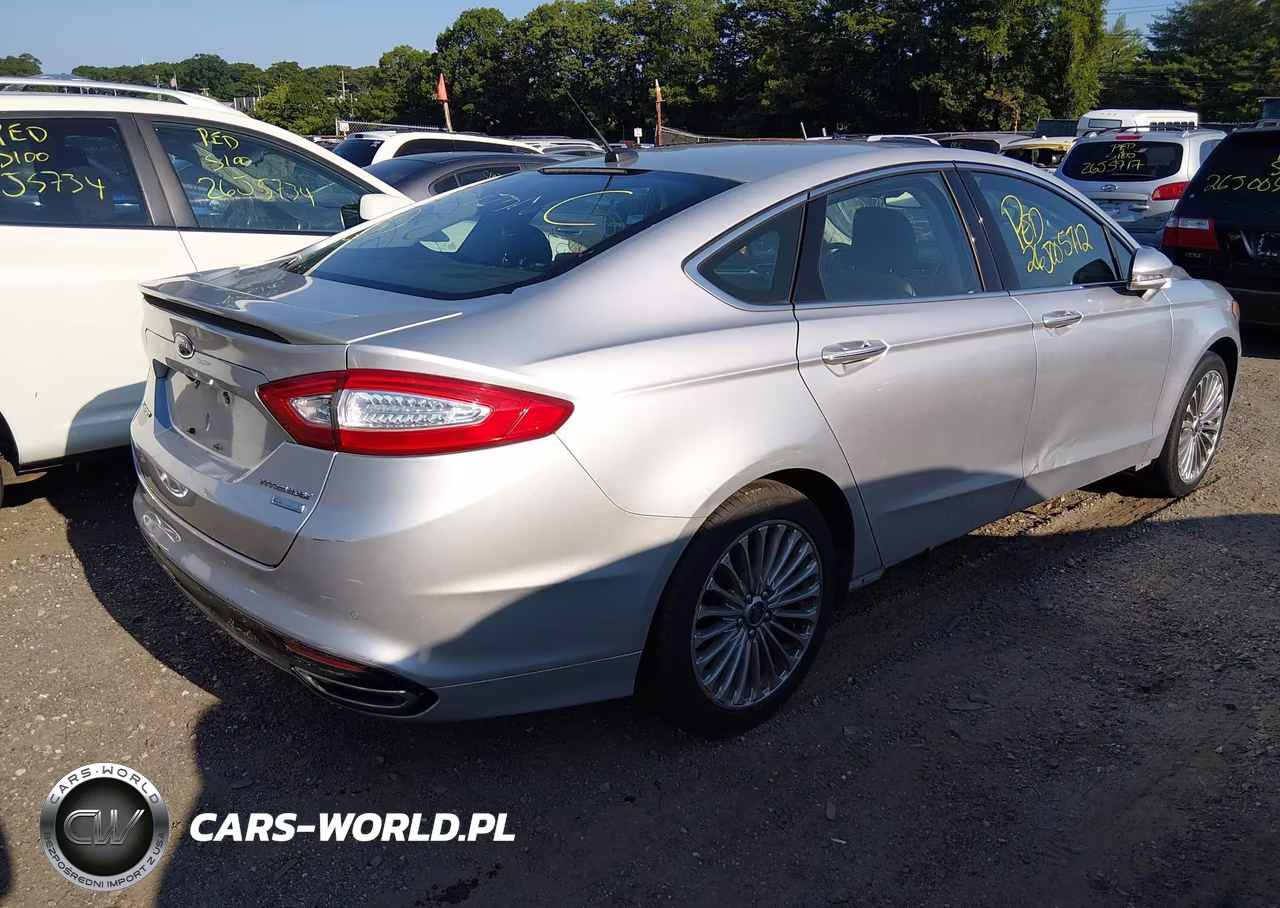 2014 Ford Fusion Titanium VIN:3FA6P0K92ER258258 - 4