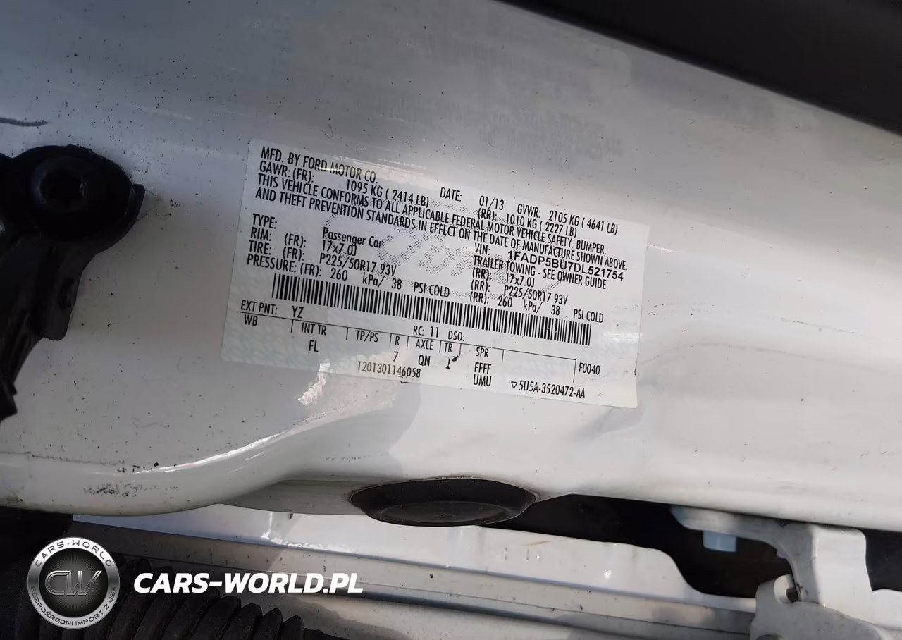 2013 Ford C-Max Hybrid Sel VIN:1FADP5BU7DL521754 - 9