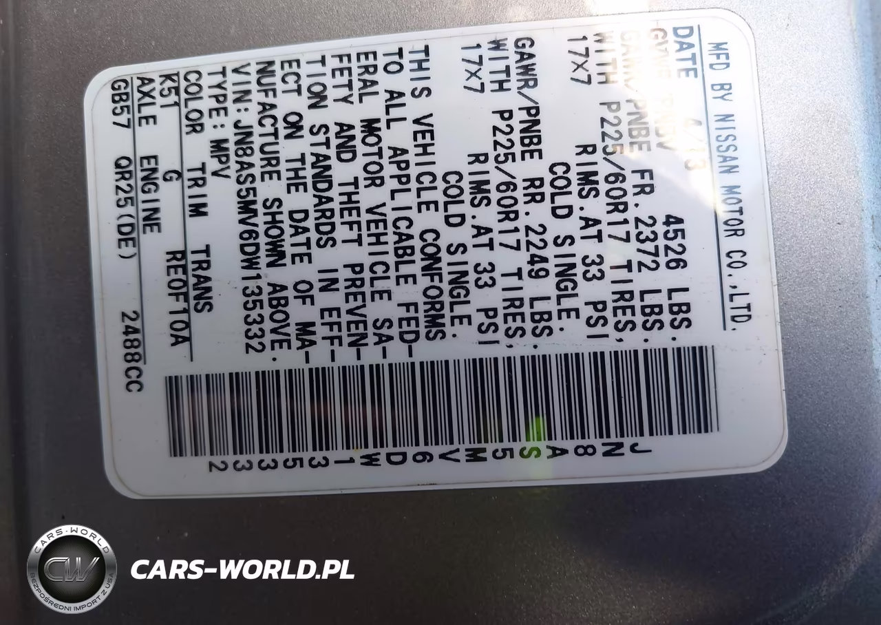 2013 Nissan Rogue Sv VIN:JN8AS5MV6DW135332 - 9