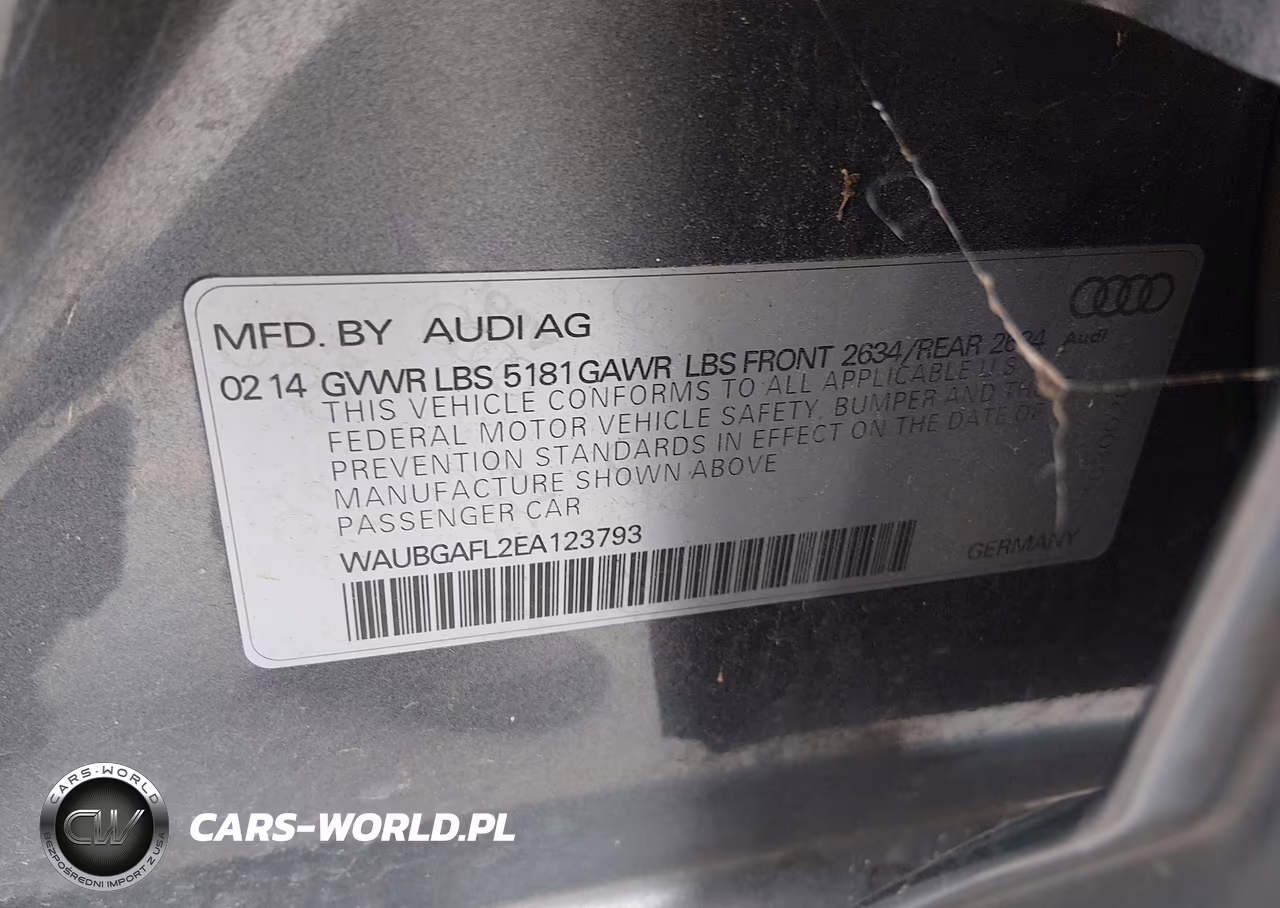 2014 Audi S4 3.0T Premium Plus VIN:WAUBGAFL2EA123793 - 9