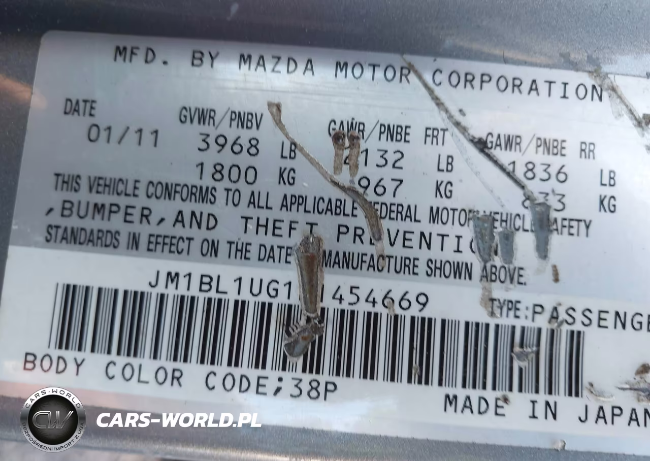 2011 Mazda Mazda3 I Sport VIN:JM1BL1UG1B1454669 - 9