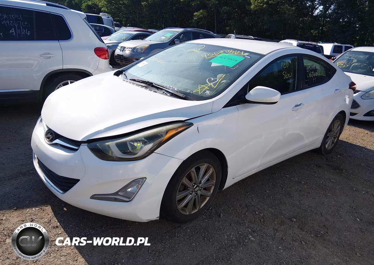 2014 Hyundai Elantra Se VIN:5NPDH4AE9EH478357 - 2