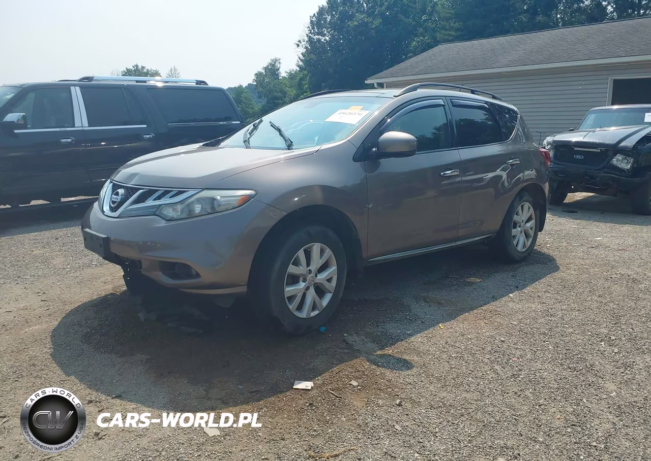 2012 Nissan Murano Sl VIN:JN8AZ1MW1CW212717 - 2