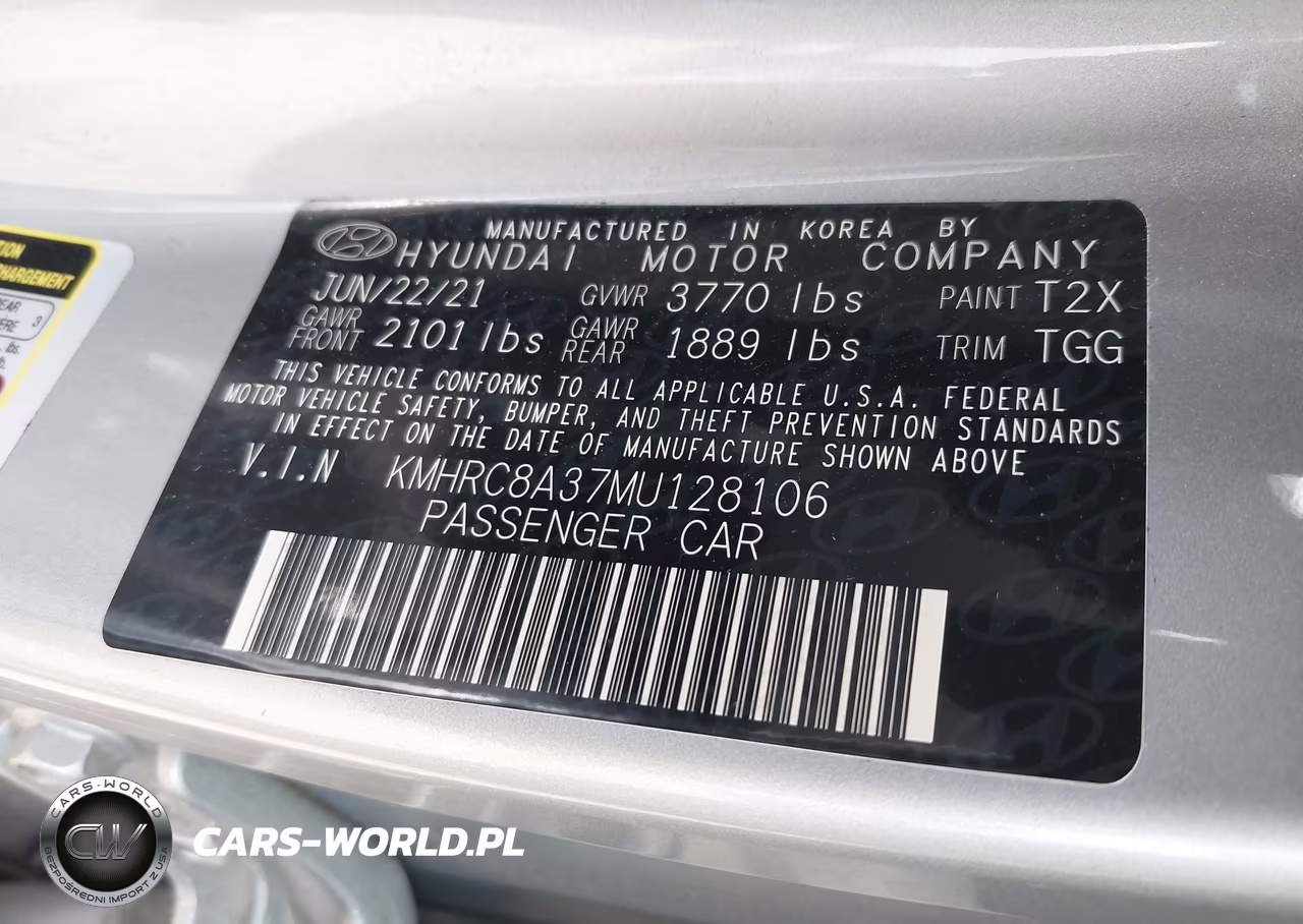 2021 Hyundai Venue Sel VIN:KMHRC8A37MU128106 - 9