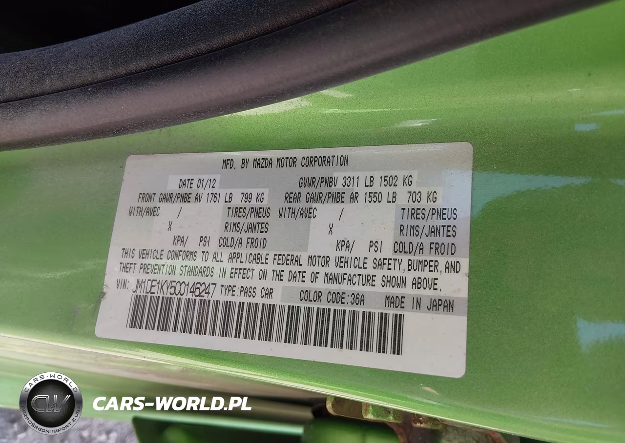 2012 Mazda Mazda2 Sport VIN:JM1DE1KY5C0146247 - 9