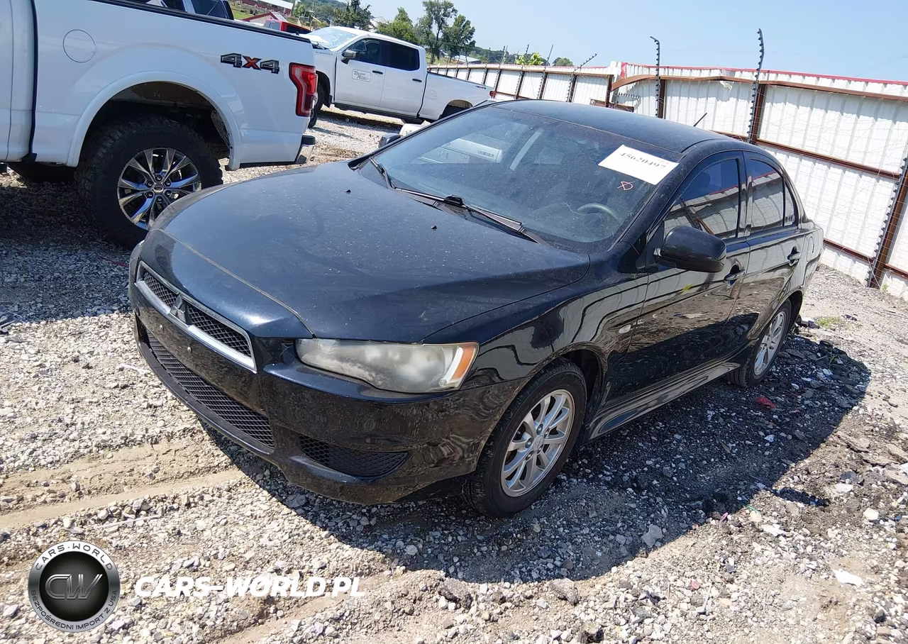 2010 Mitsubishi Lancer Es VIN:JA32U2FU1AU015067 - 2