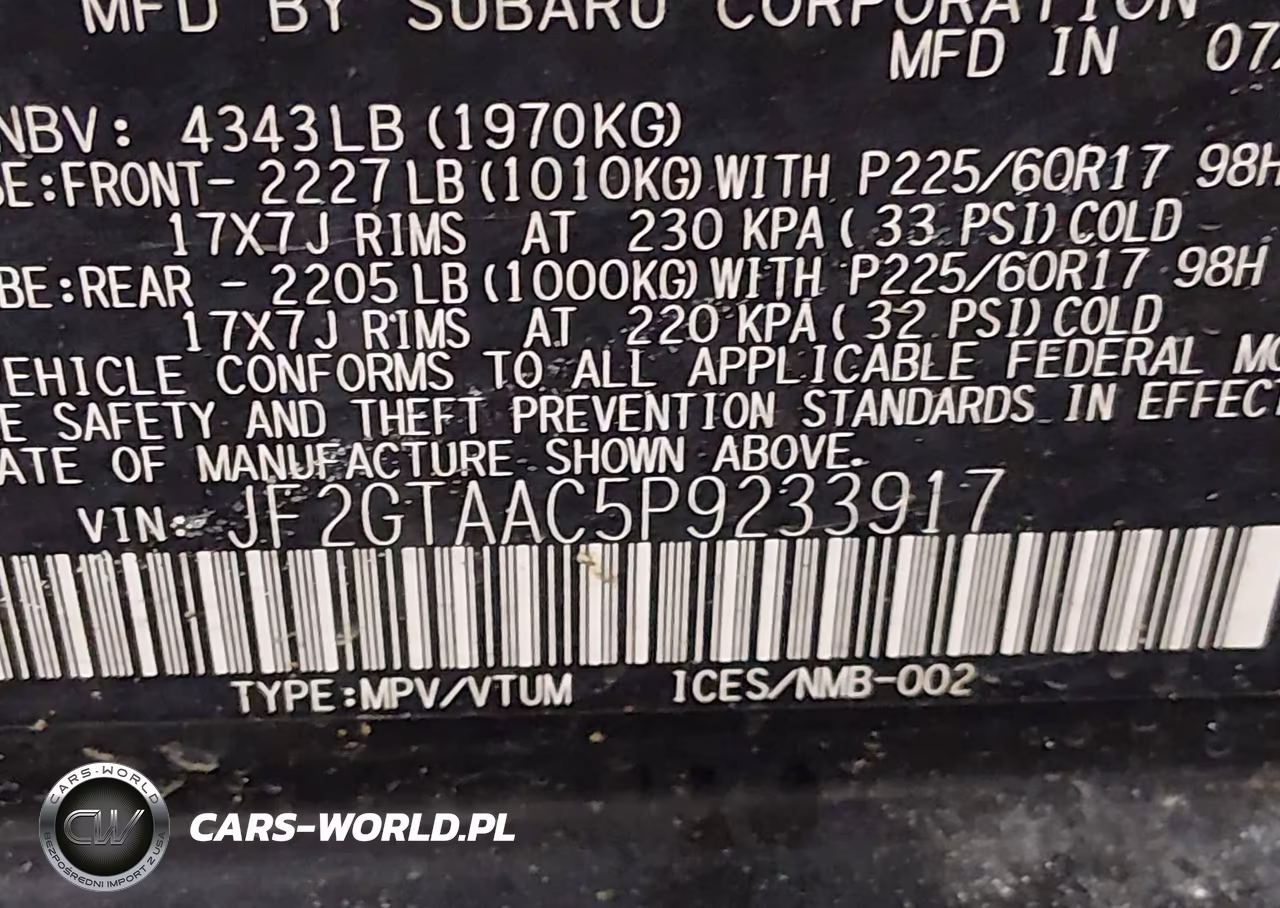 2023 Subaru Crosstrek VIN:JF2GTAAC5P9233917 - 9