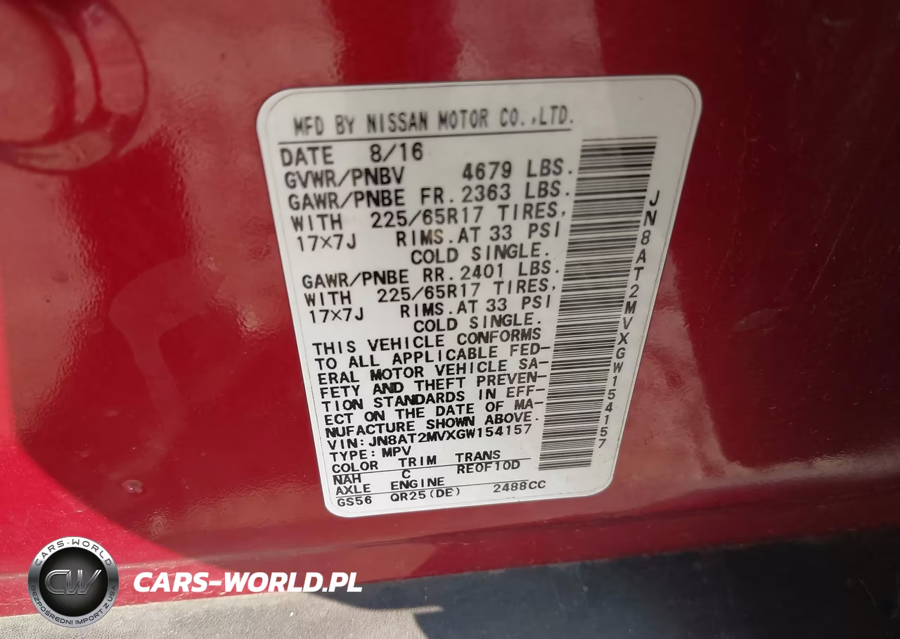 2016 Nissan Rogue S VIN:JN8AT2MVXGW154157 - 9