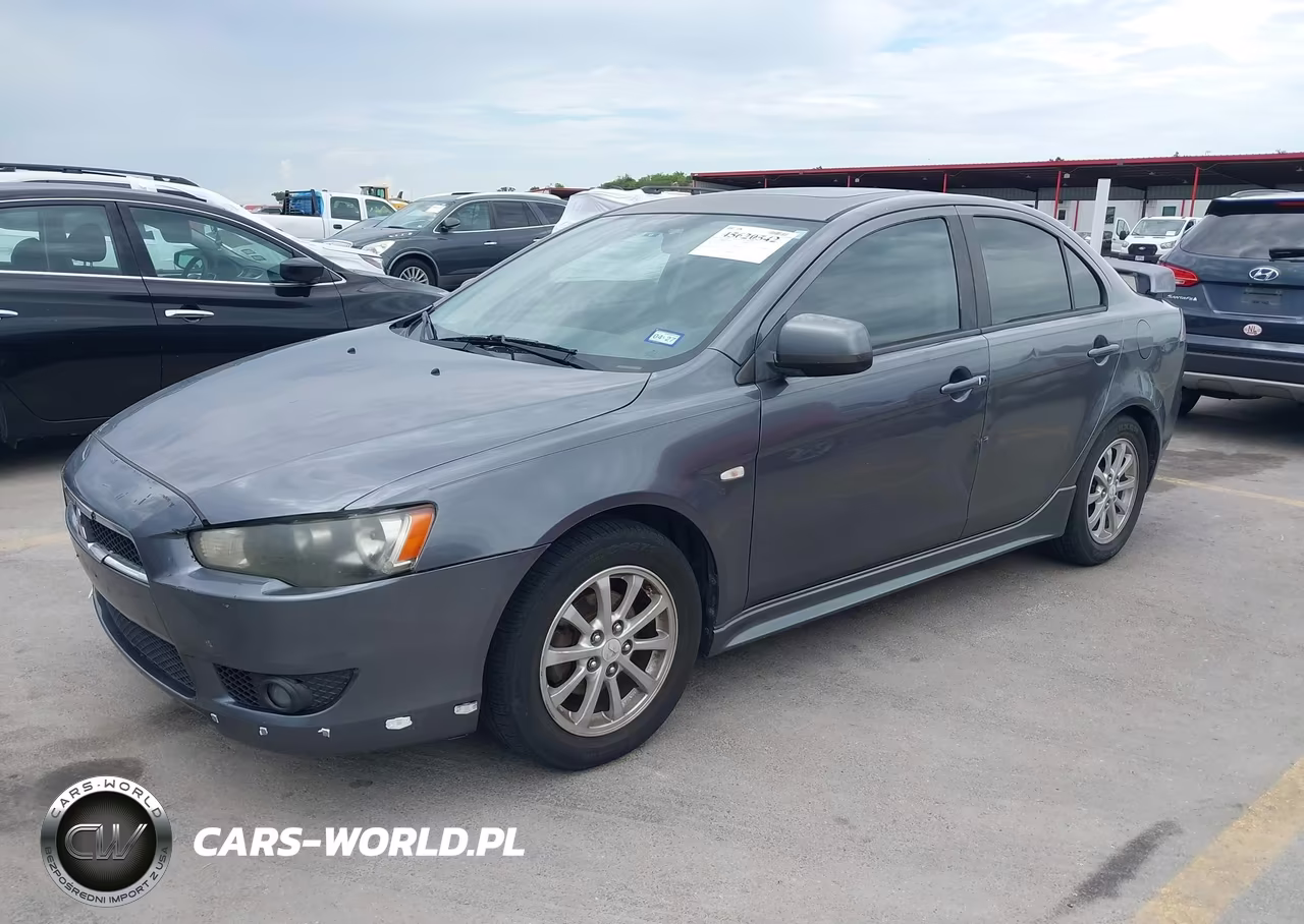 2010 Mitsubishi Lancer Es VIN:JA32U2FU2AU003722 - 2
