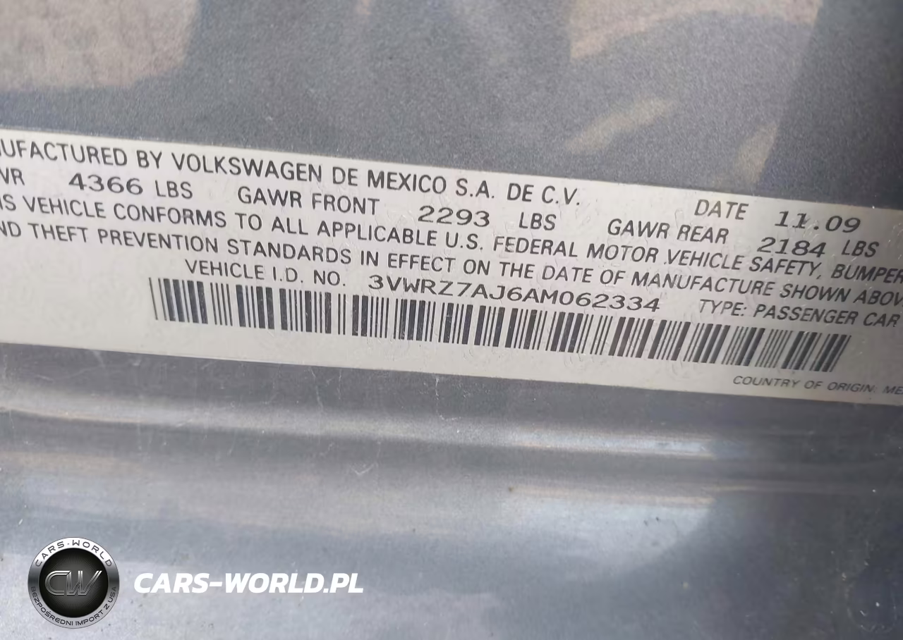 2010 Volkswagen Jetta Se VIN:3VWRZ7AJ6AM062334 - 9