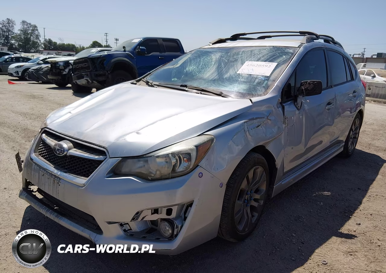 2016 Subaru Impreza 2.0I Sport Limited VIN:JF1GPAY6XG8318086 - 2