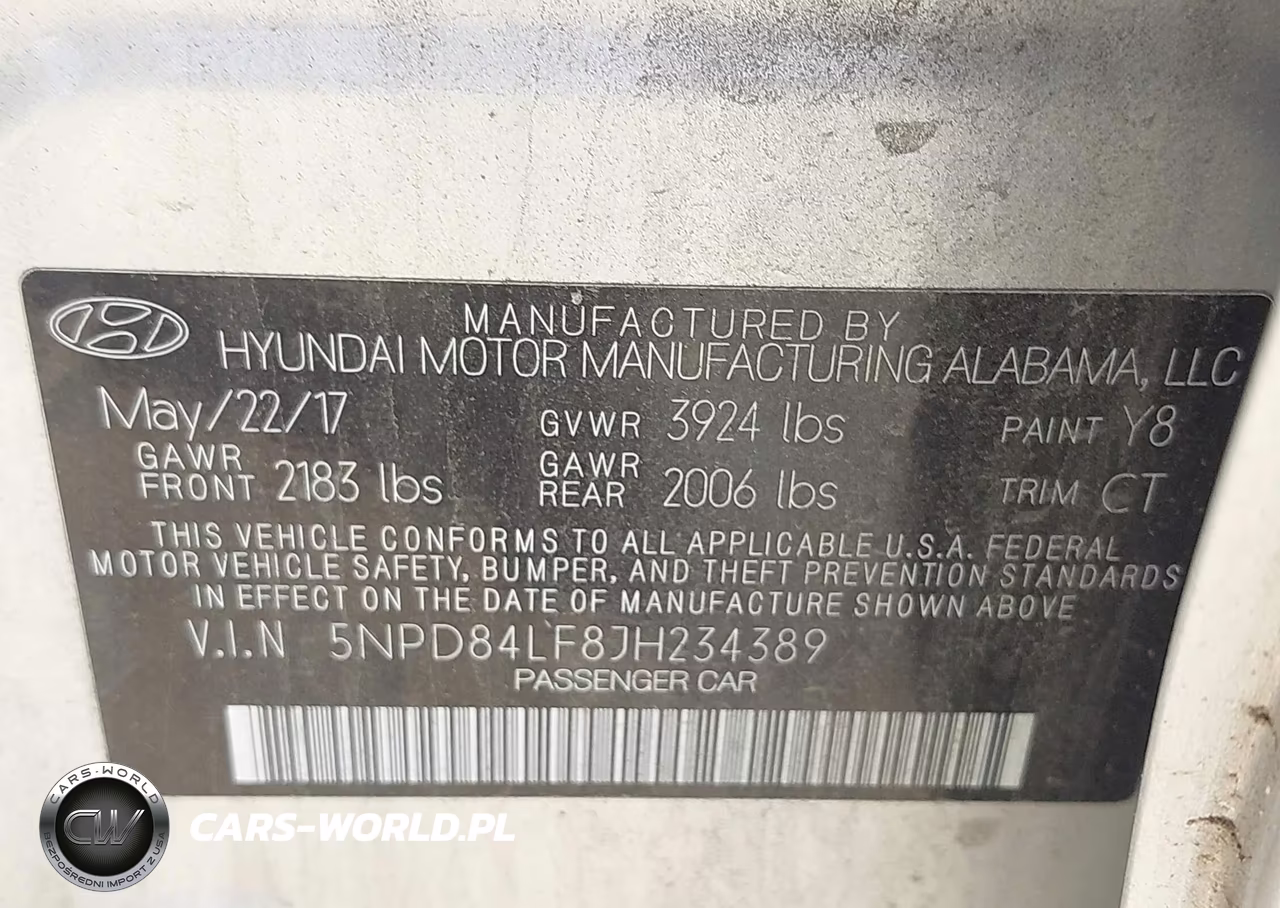 2018 Hyundai Elantra Sel VIN:5NPD84LF8JH234389 - 9