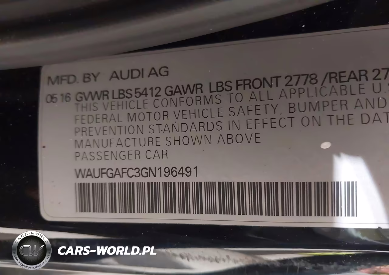 2016 Audi A6 3.0T Premium Plus VIN:WAUFGAFC3GN196491 - 9