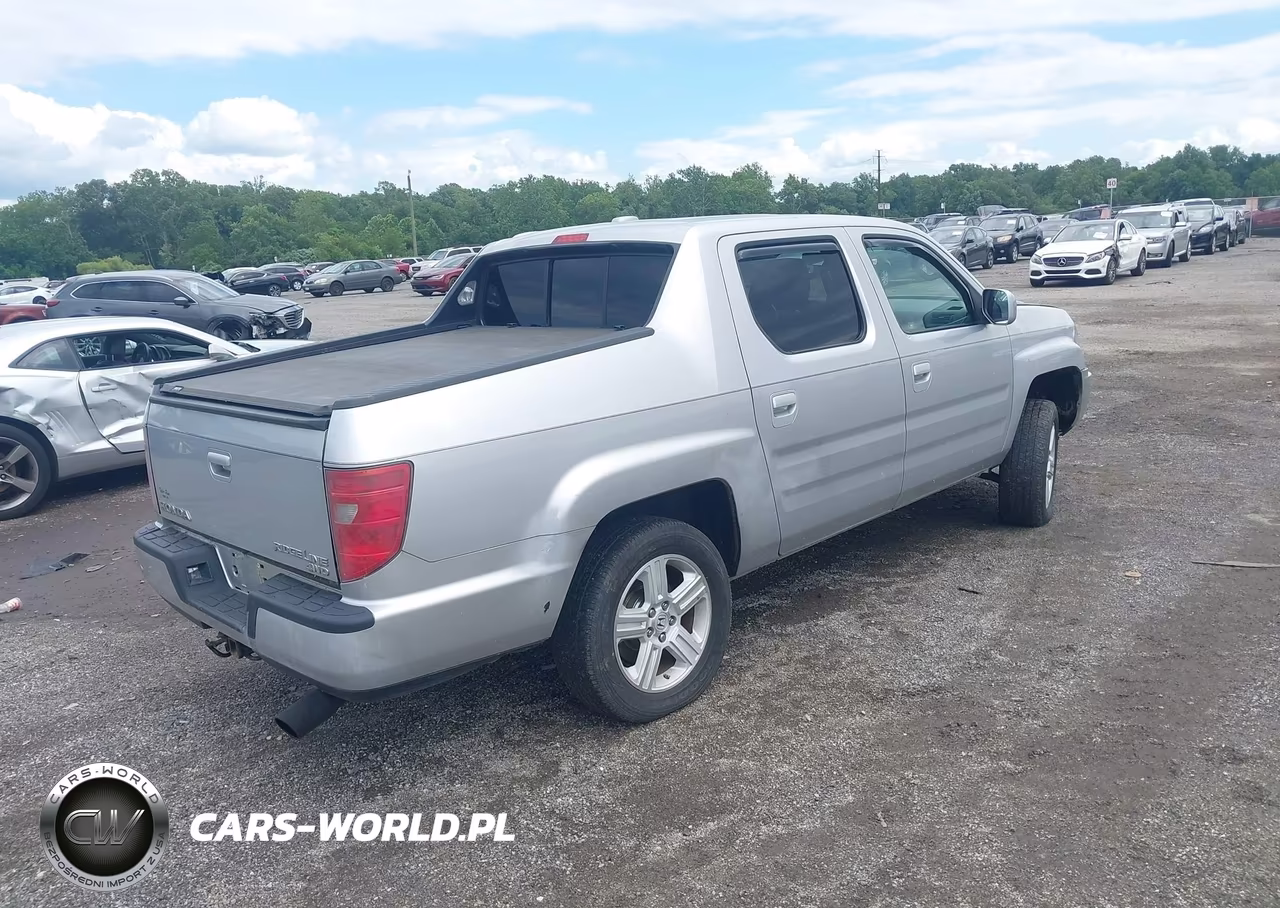 2010 Honda Ridgeline Rtl VIN:5FPYK1F57AB007771 - 4