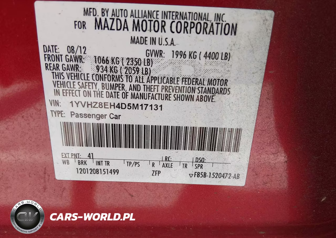 2013 Mazda Mazda6 I Touring Plus VIN:1YVHZ8EH4D5M17131 - 9