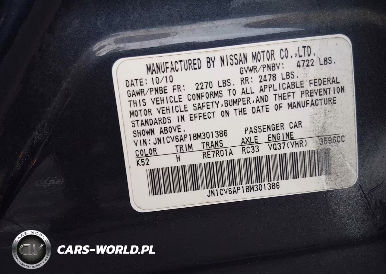 2011 Infiniti G37 Journey VIN:JN1CV6AP1BM301386 - 9