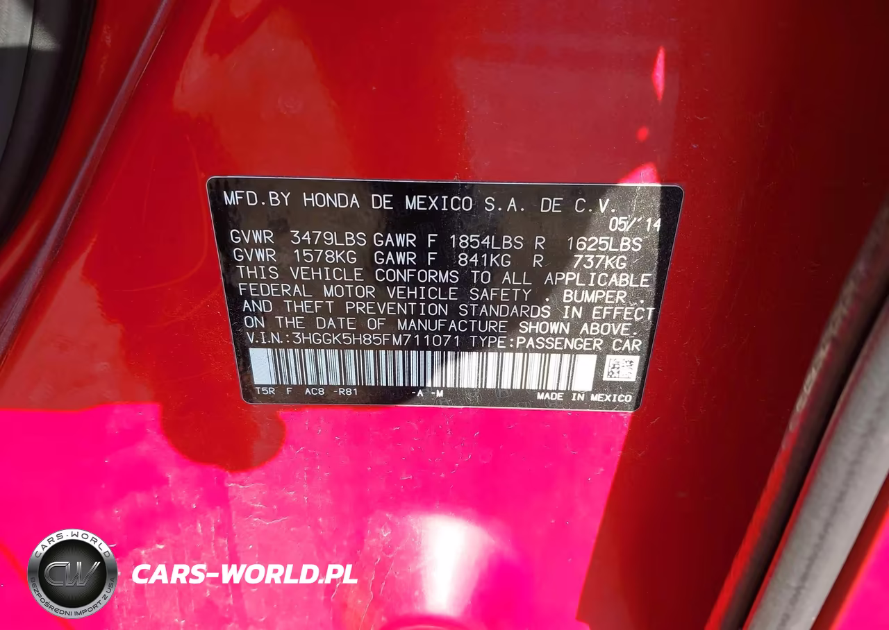 2015 Honda Fit Ex-Ex-L VIN:3HGGK5H85FM711071 - 9