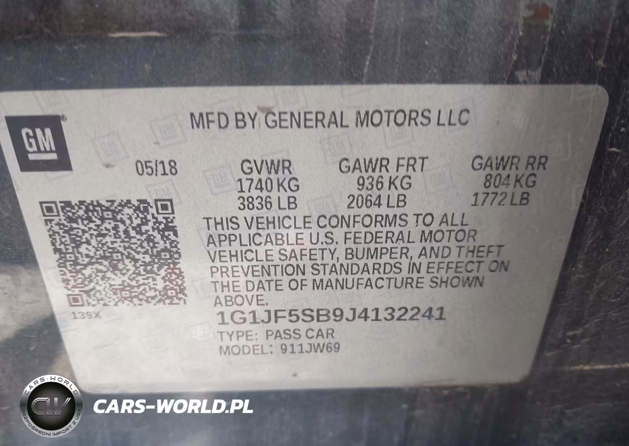 2018 Chevrolet Sonic Premier Auto VIN:1G1JF5SB9J4132241 - 9