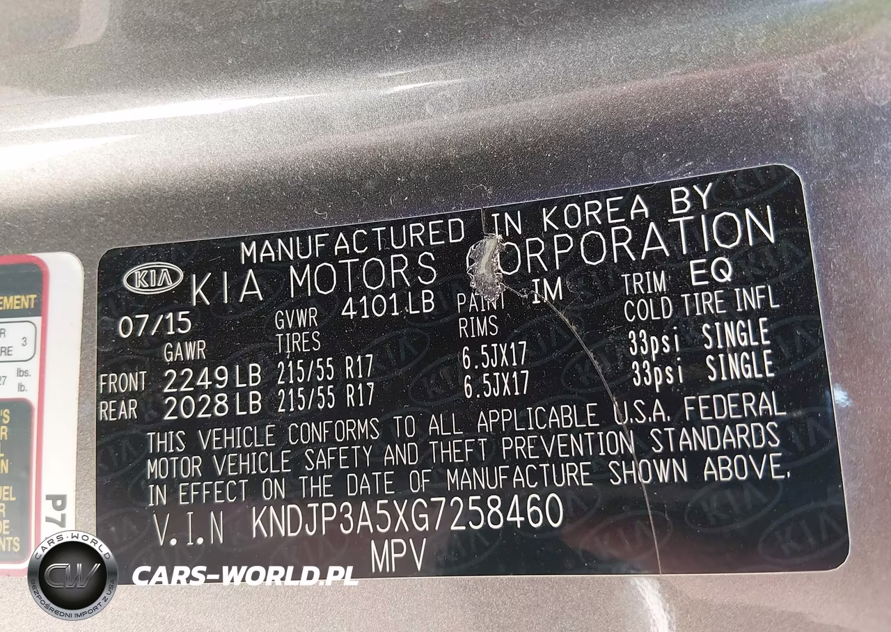 2016 Kia Soul + VIN:KNDJP3A5XG7258460 - 9