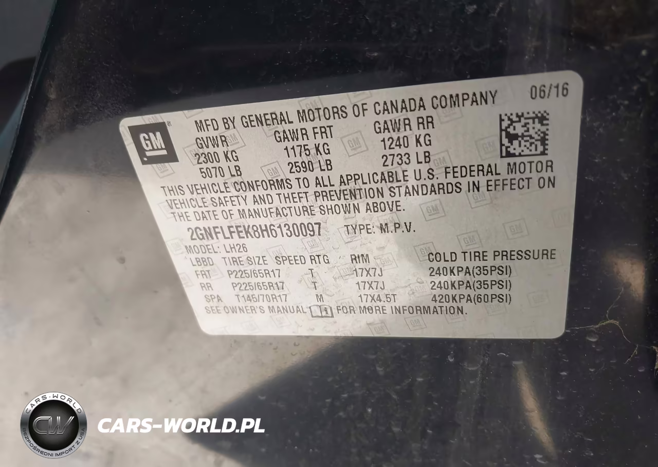 2017 Chevrolet Equinox Lt VIN:2GNFLFEK8H6130097 - 9