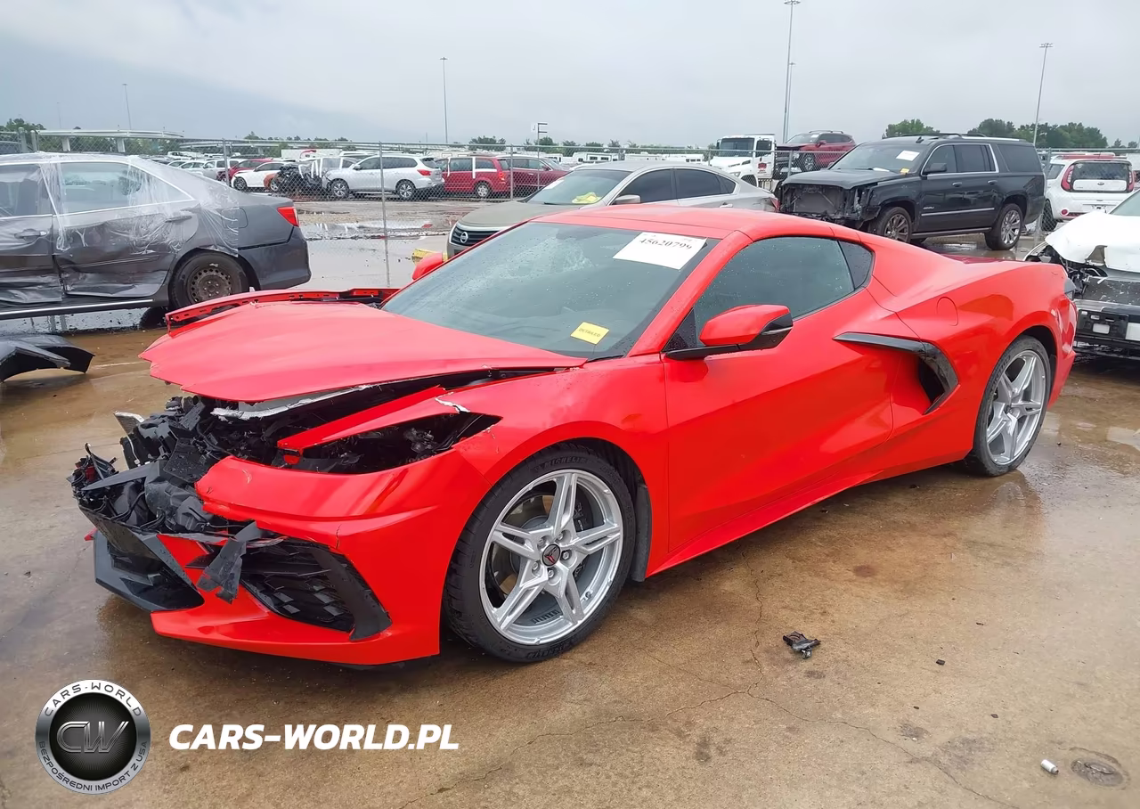 2020 Chevrolet Corvette Stingray Rwd 2Lt VIN:1G1Y72D43L5118602 - 2