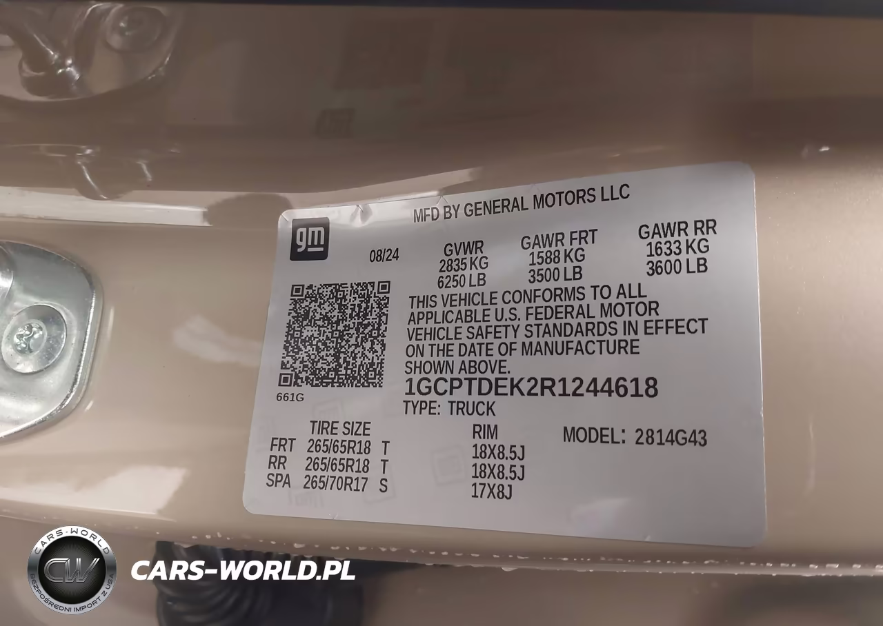 2024 Chevrolet Colorado 4Wd Z71 VIN:1GCPTDEK2R1244618 - 9