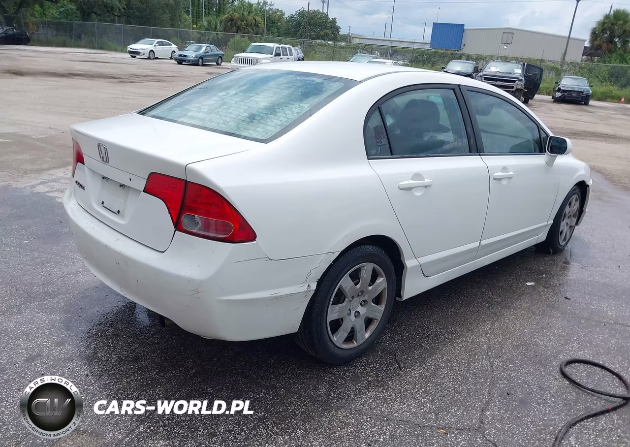 2007 Honda Civic Lx VIN:1HGFA16517L081391 - 4