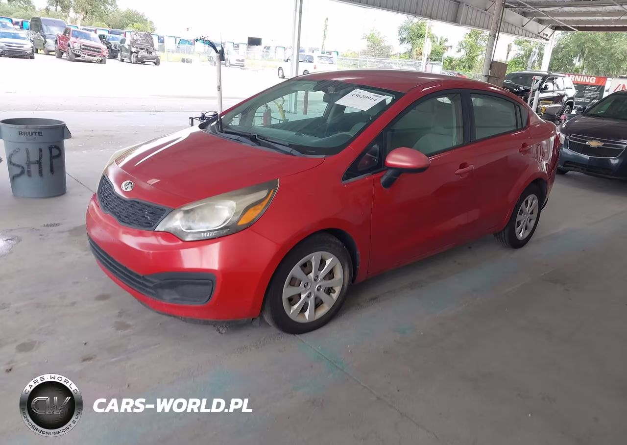 2014 Kia Rio Lx VIN:KNADM4A38E6370927 - 2