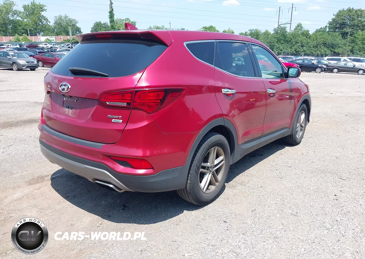 2017 Hyundai Santa Fe Sport 2.4L VIN:5XYZTDLB6HG487892 - 4