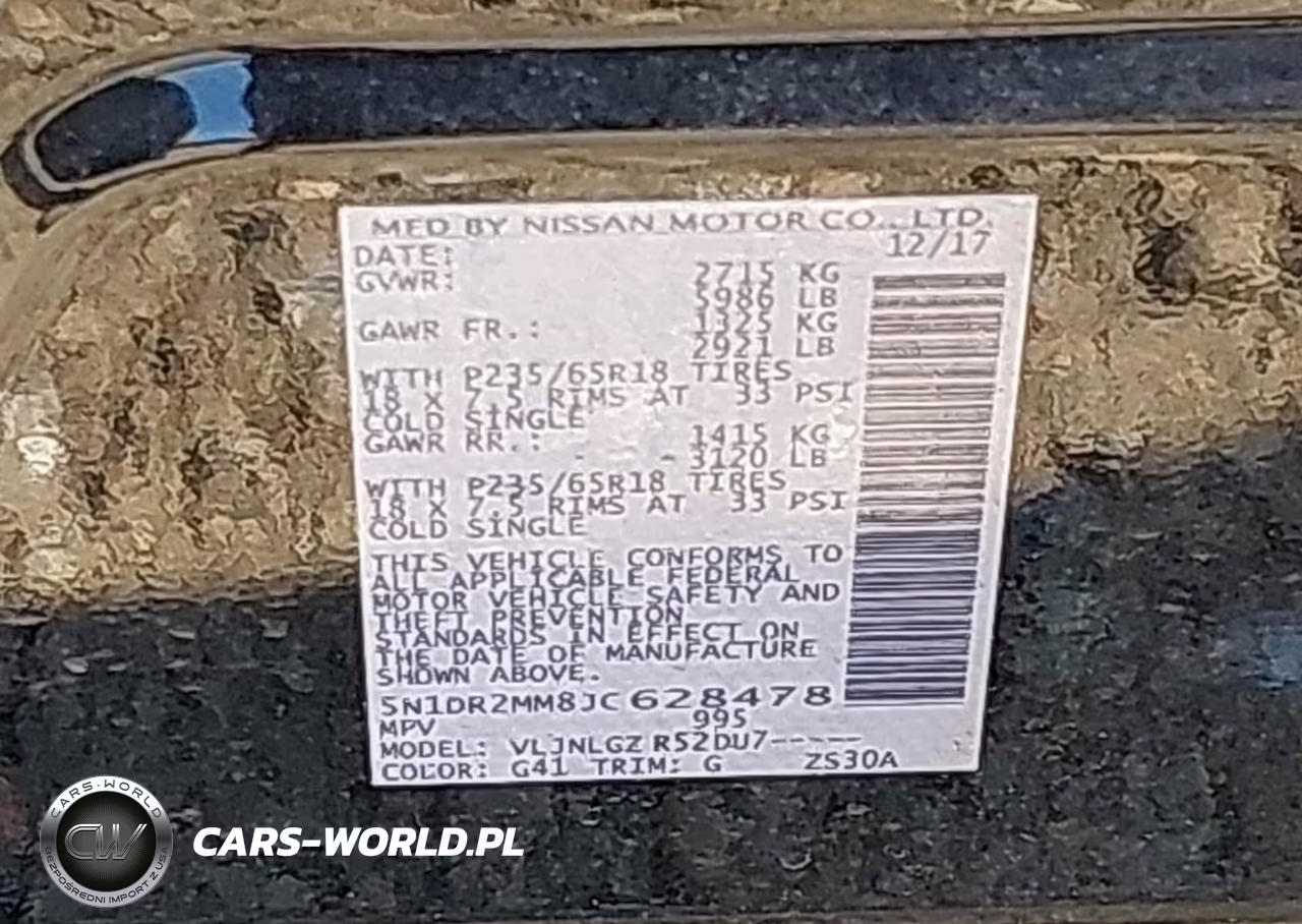 2018 Nissan Pathfinder Sl VIN:5N1DR2MM8JC628478 - 9