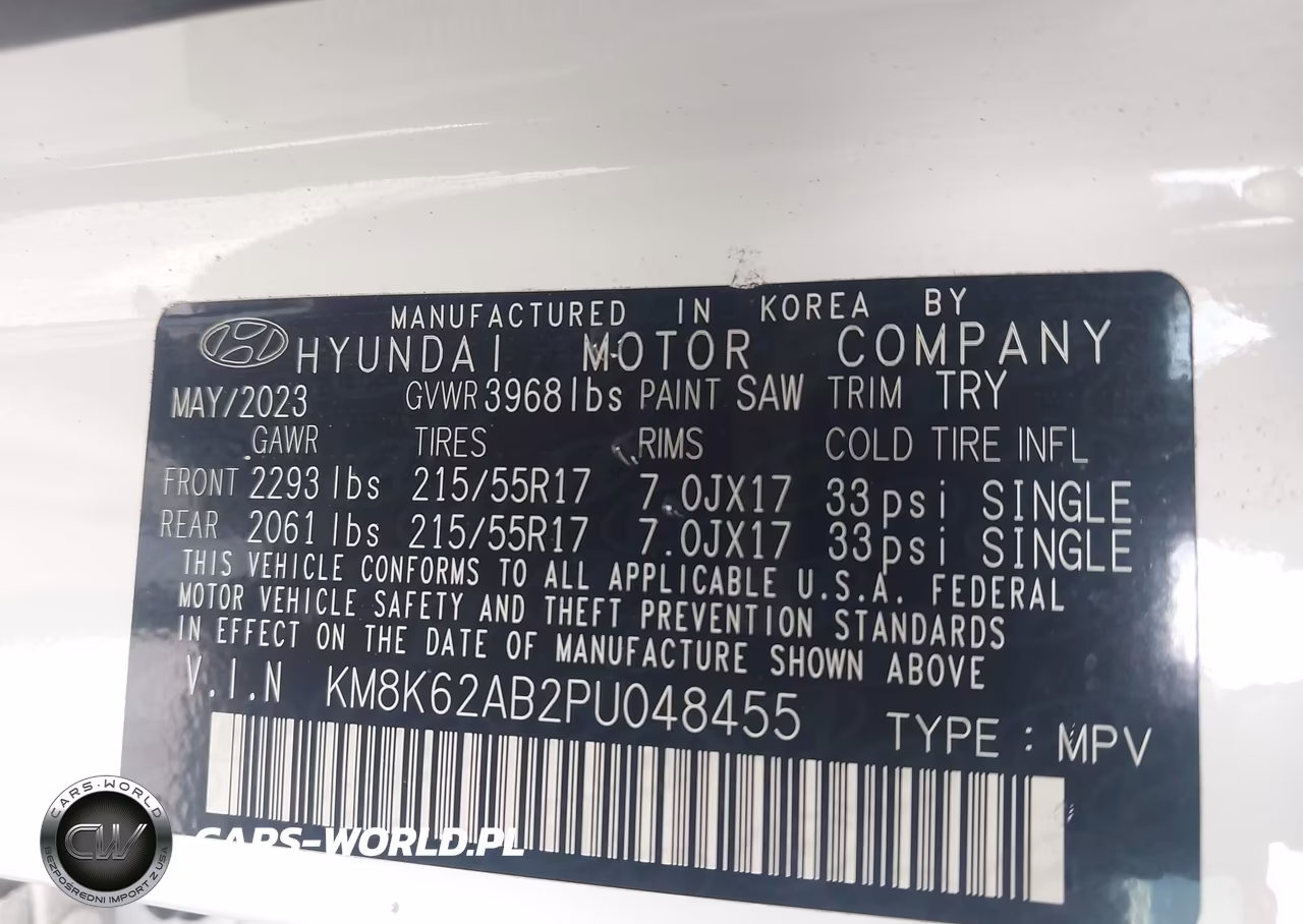 2023 Hyundai Kona Sel VIN:KM8K62AB2PU048455 - 9