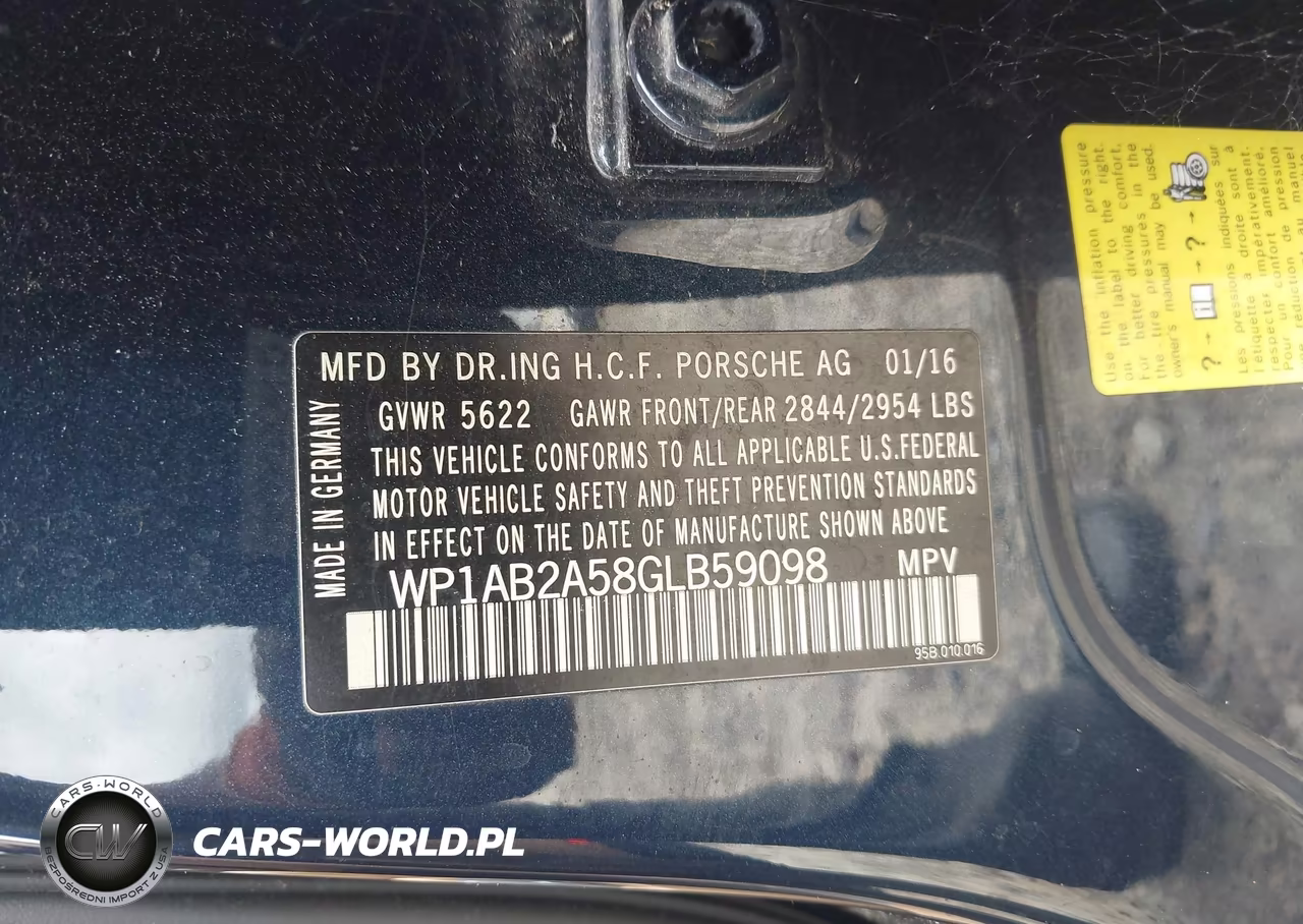 2016 Porsche Macan S VIN:WP1AB2A58GLB59098 - 9