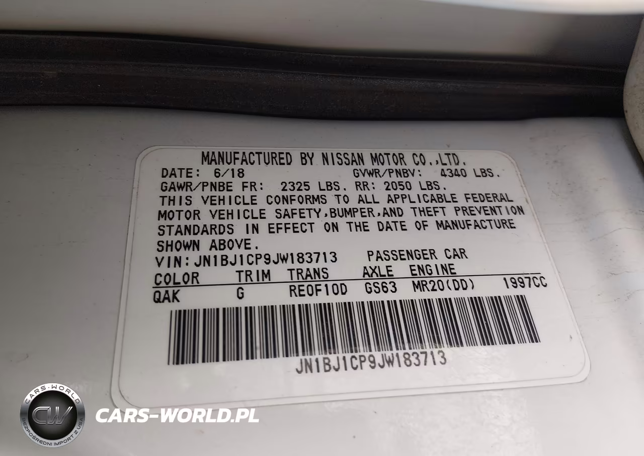 2018 Nissan Rogue Sport S VIN:JN1BJ1CP9JW183713 - 9