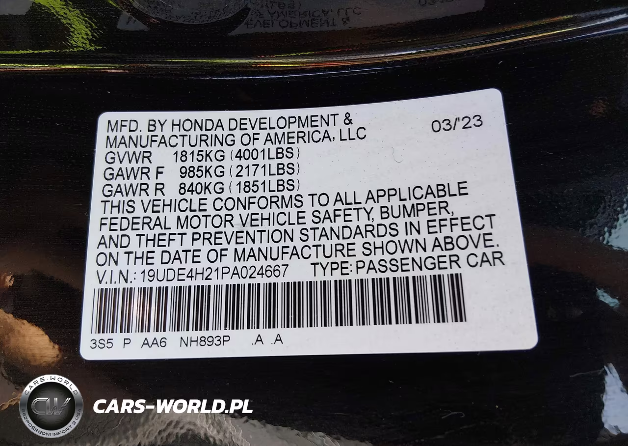2023 Acura Integra VIN:19UDE4H21PA024667 - 9