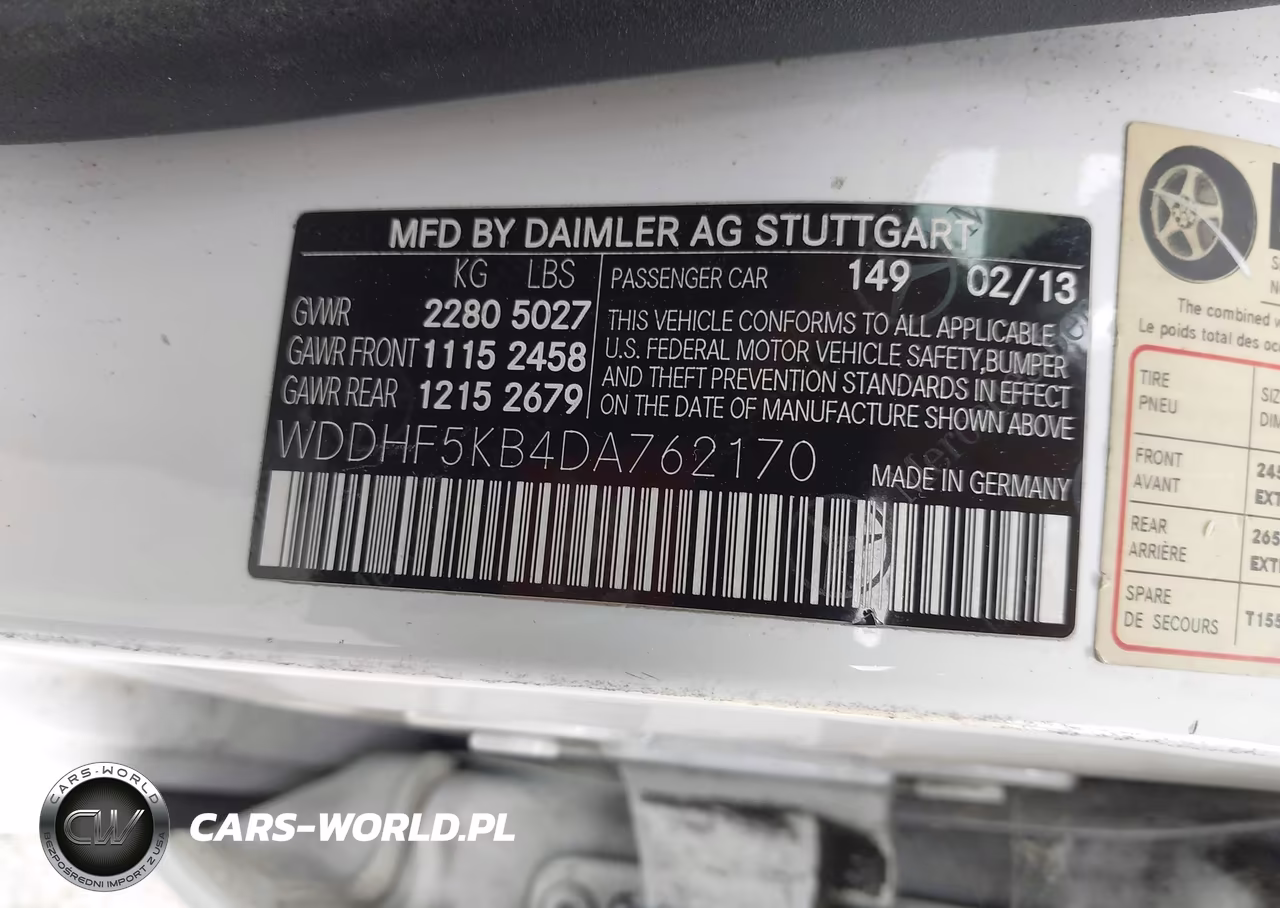2013 Mercedes-Benz E 350 VIN:WDDHF5KB4DA762170 - 9