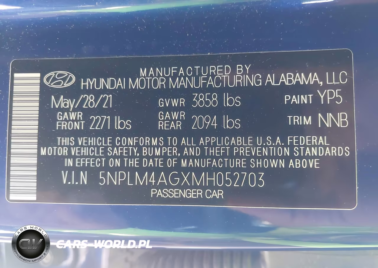 2021 Hyundai Elantra Sel VIN:5NPLM4AGXMH052703 - 9