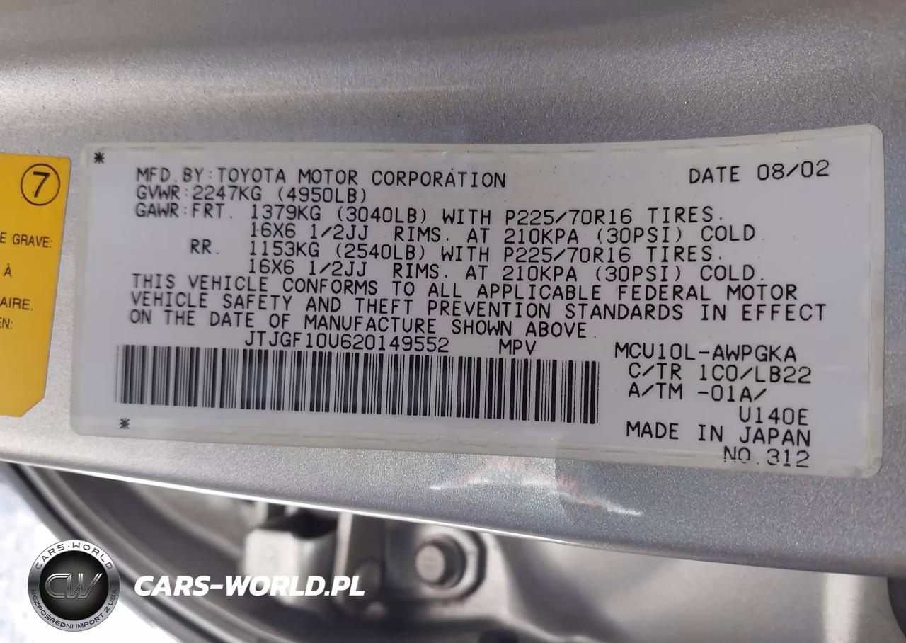 2002 Lexus Rx 300 VIN:JTJGF10U620149552 - 9